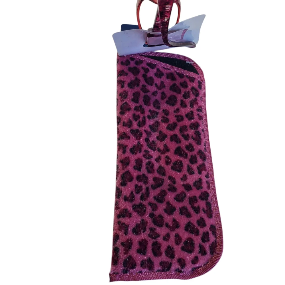 Magnivision +2.00 Reader Glasses With Case Pink Animal Print